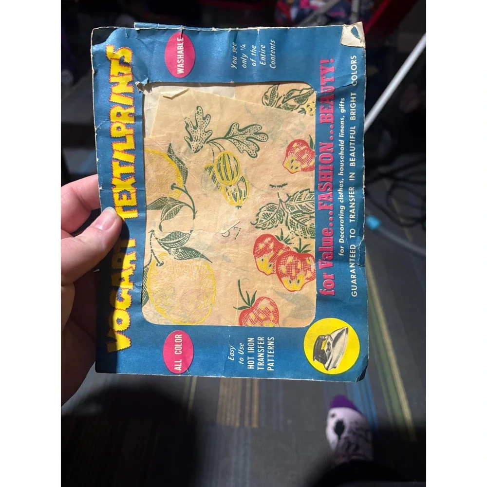 Hot Iron Transfer Patterns Lot of 9 Vintage Fabric Painting Sewing Crafts